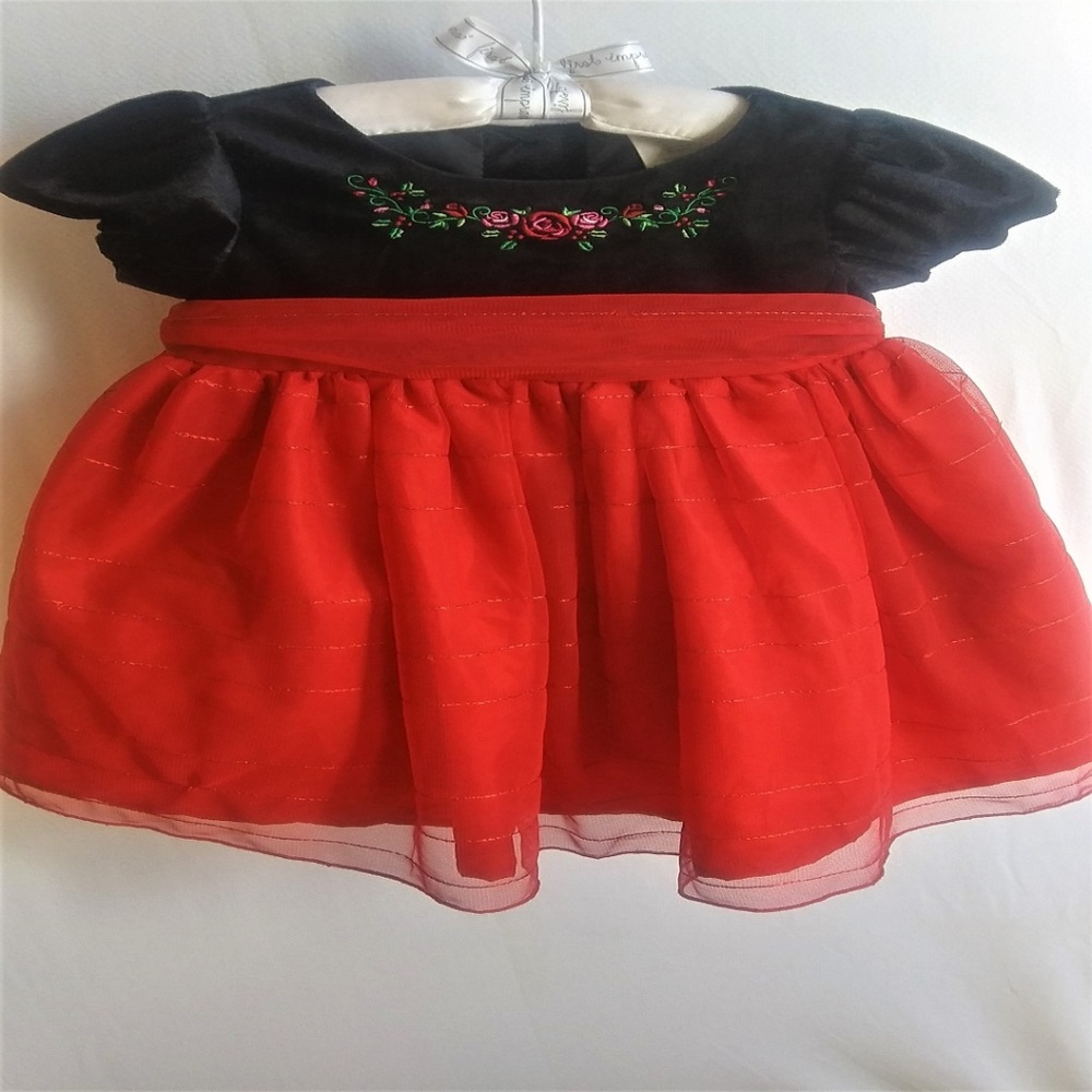 18M Black and Red Dress